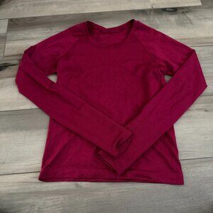 Lululemon maroon long sleeve